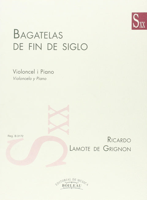  Bagatelas de fin de siglo 