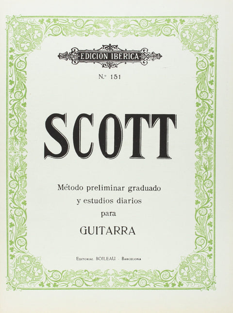  Método y estudios diarios para guitarra 