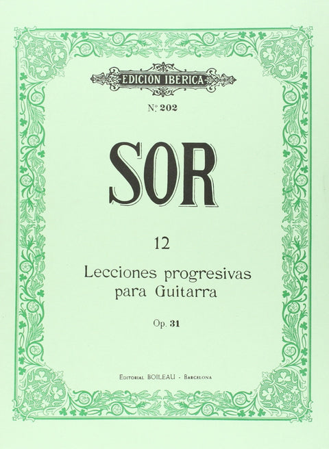  12 Lecciones guitarra Op.31 