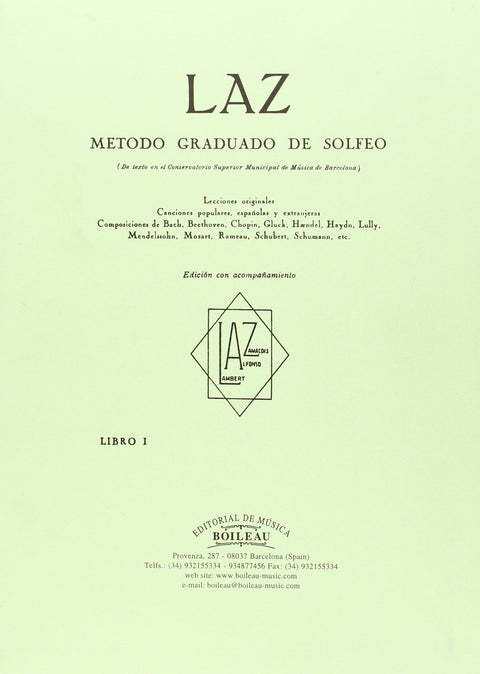  Laz:método de solfeo 1º acompañamiento 
