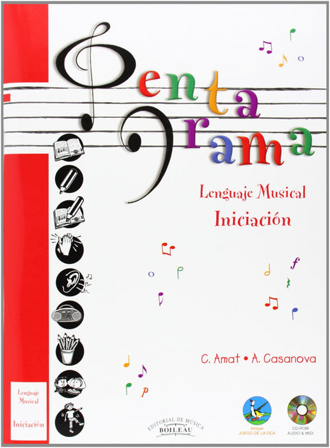  Pentagrama:pre-lenguaje musical iniciación 