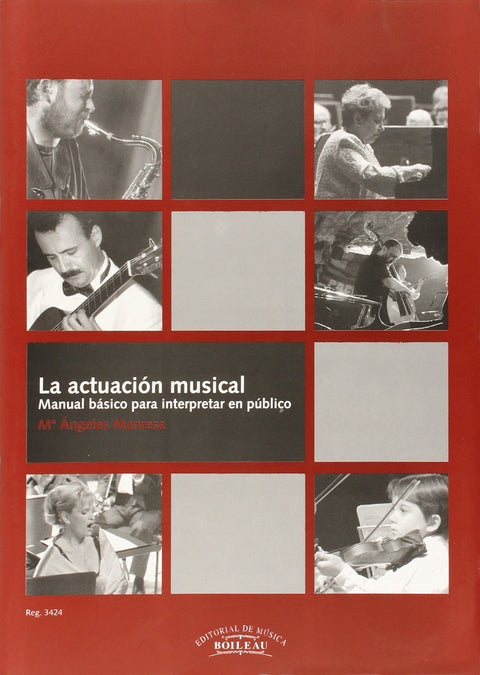  Actuación musical:manual básico interpretar público 