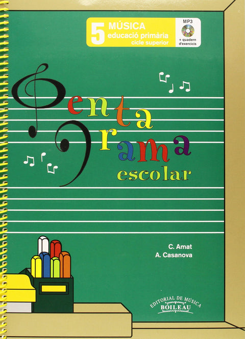  Pentagrama escolar 5 educació primaria cicle superior 