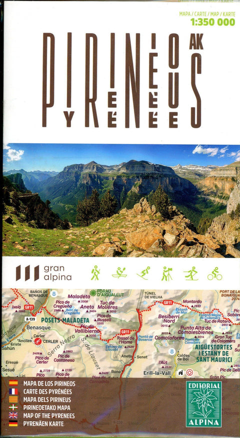  PIRINEOS 1:350.000 -ALPINA -2023- 