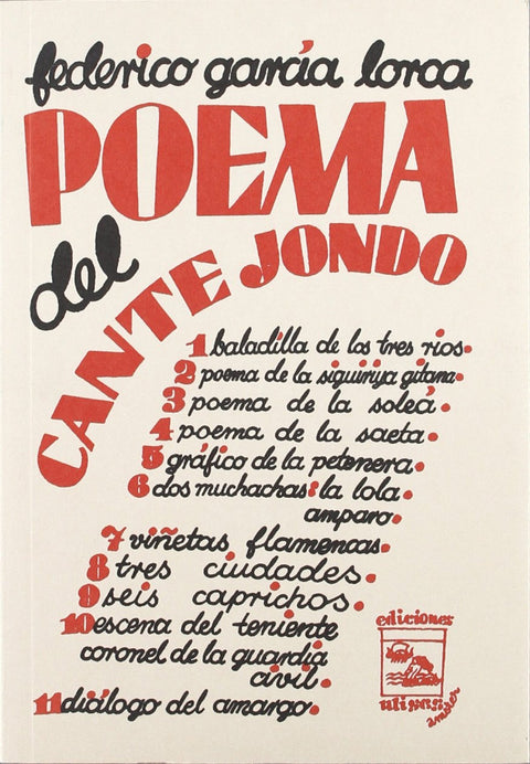  Poema del cante jondo 