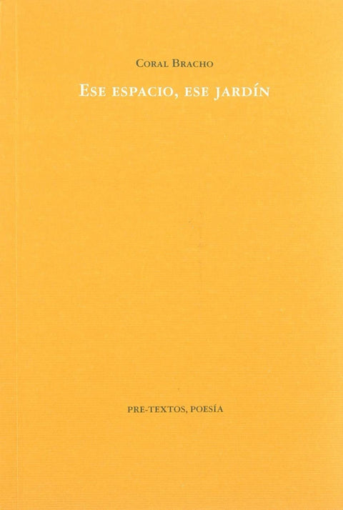  áEse espacio, ese jardín 