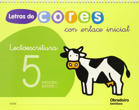  (G).(09).LETRAS CORES 5.(5 ANOS)+CONTO (LECTOESCRITURA) 