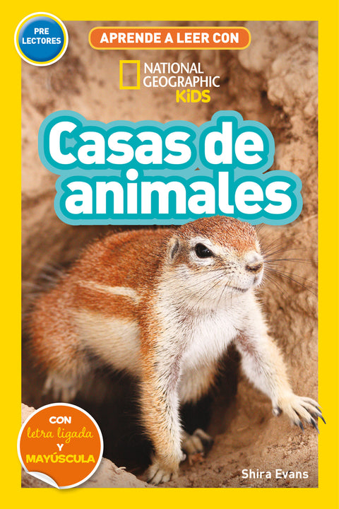  Aprende a leer con National Geographic (Prelectores) - Casas de animales 