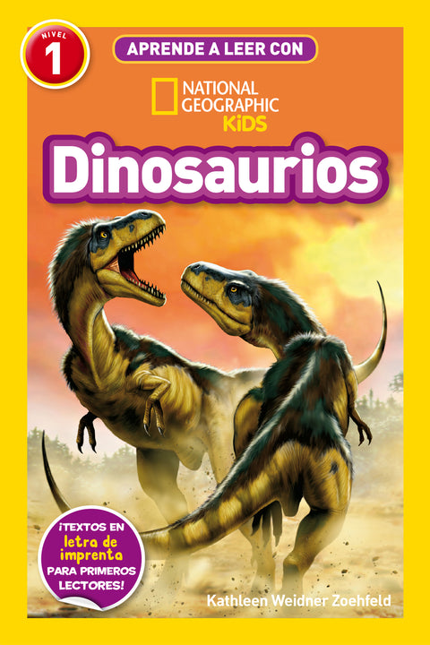  Aprende a leer con National Geographic (Nivel 1) - Dinosaurios 