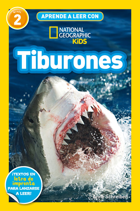  Aprende a leer con National Geographic (Nivel 2) - Tiburones 
