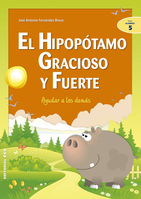  Hipopótamo gracioso y fuerte 