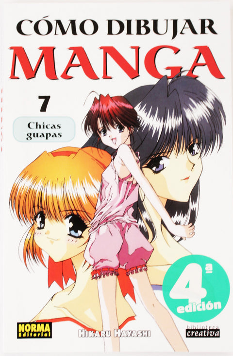  Como dibujar manga 7 chicas guapas 