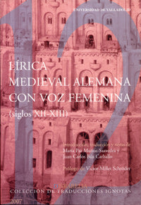  L¡rica Medieval Alemana Con Voz Femenina (siglos Xii-xiii). Anónimo 