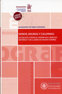  HONOR INJURIAS Y CALUMNIAS (+EBOOK) 