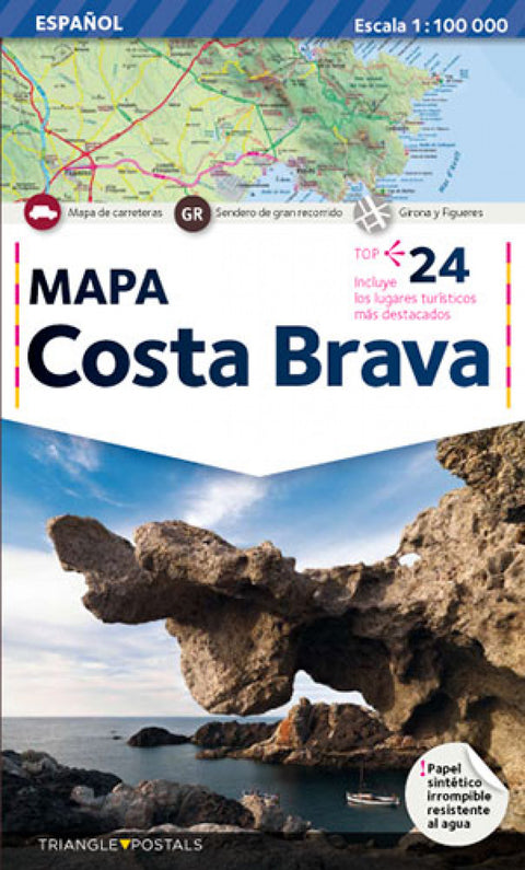  Costa Brava, mapa 