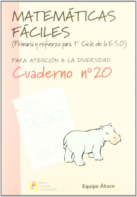  Matemáticas fáciles 20, Educación Primaria 