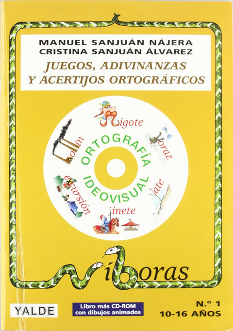  JUEGOS,ADIVINANZAS Y ACERTIJOS ORTOG.(LIBRO+CD) (10-18 AÑOS) 
