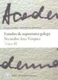  Estudos de toponimia galega Tomo II 