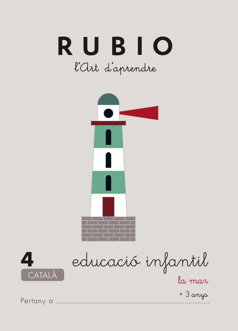  Rubio, L'art d'aprendre, Educació Infantil. Quadern 4 