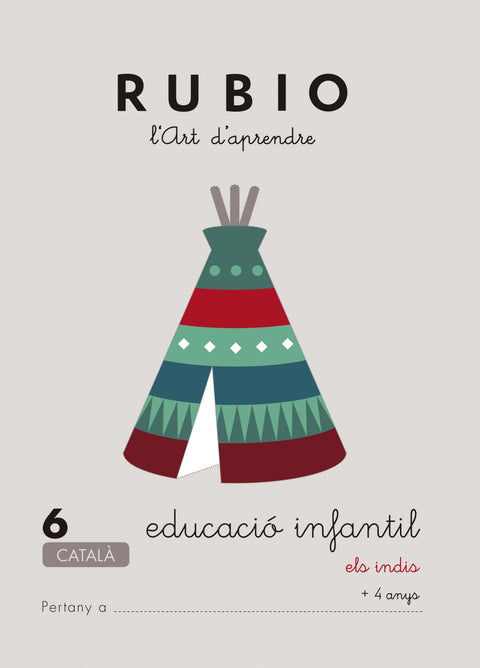  Rubio, L'art d'aprendre, Educació Infantil. Quadern 6 