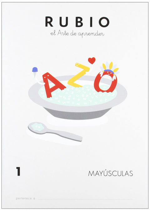  Rubio, el arte de aprender, mayúsculas 