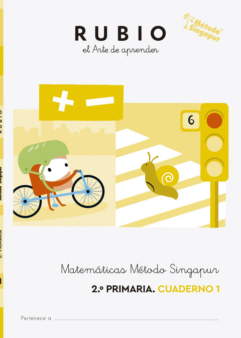  Matemáticas 3 cuadernos.Método Singapur 2.º Primaria RUBIO 