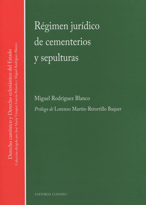  Régimen jurídico de cementerios y sepulturas 