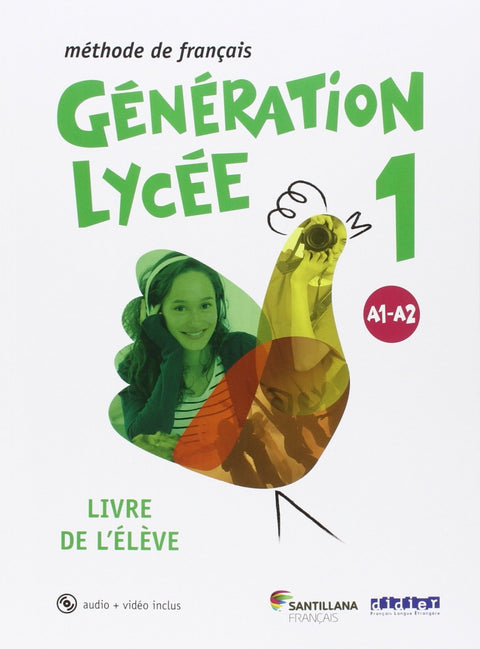  Generation lycee A1/A2 ELEVE+CD+DVD 