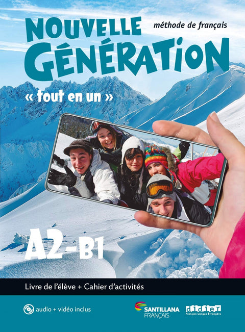  NOUVELLE GENERATION A2/B1 LIVRE/EXERCICES+CD+DVD 