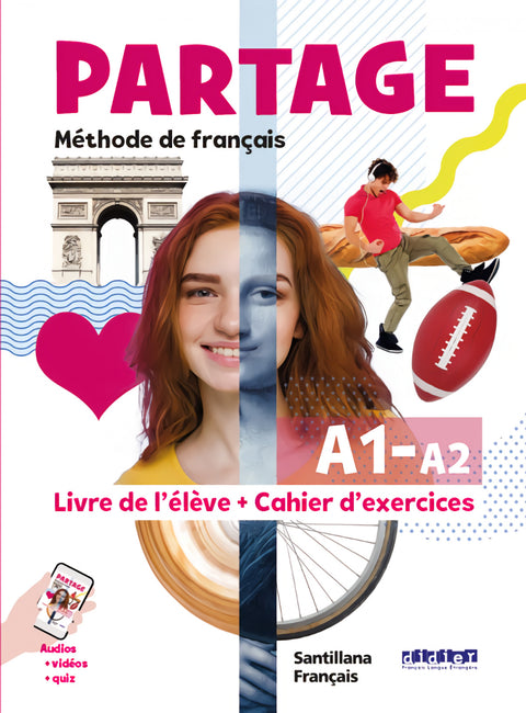  PARTAGE A1/A2 LIVRE+CAHIER 