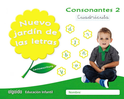  NUEVO JARDIN DE LAS LETRAS CONSONANTES 2 CUADRÍCULA 