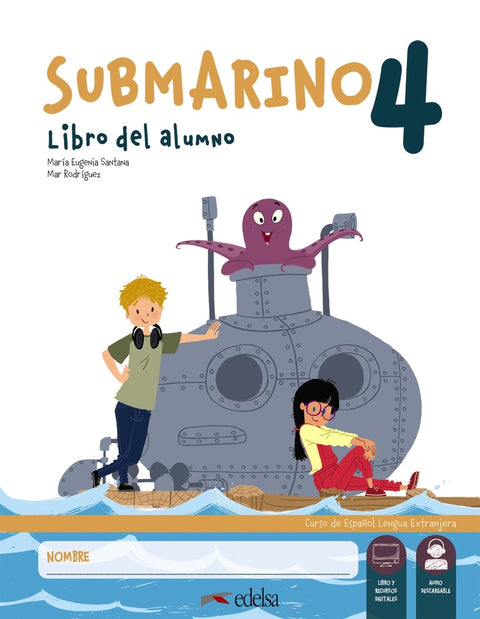  Submarino 4. Pack: libro del alumno + cuaderno de actividades 