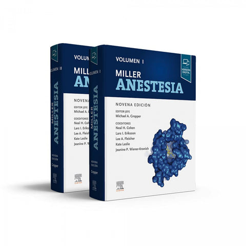  Miller. Anestesia 9ªedición (2 tomos) 