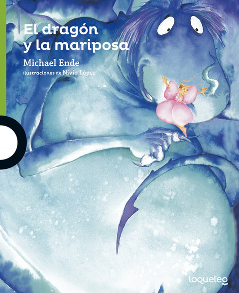  el dragón y la mariposa infantil verde 