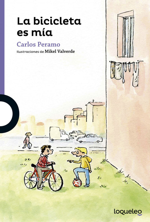  la bicicleta es mia + 8 años morada juvenil 
