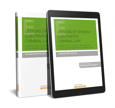  LESSONS OF SPANISH SUBSTANTIVE CRIMINAL LAW (PAPEL + E-BOOK) 