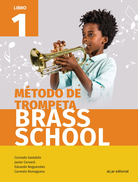  Método de trompeta Brass School. Libro 1 