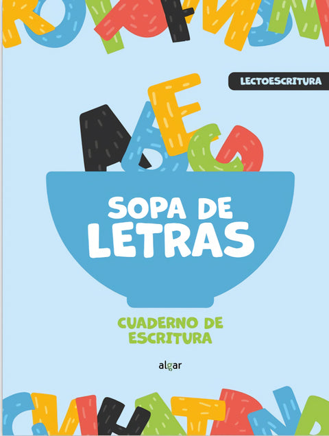  Sopa de letras. Cuaderno de escritura 