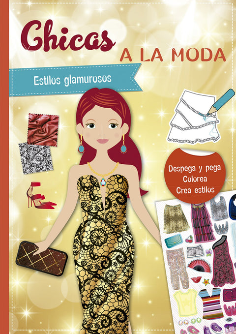  Pegatinas - Chicas a la moda. Estilos gamurosos 