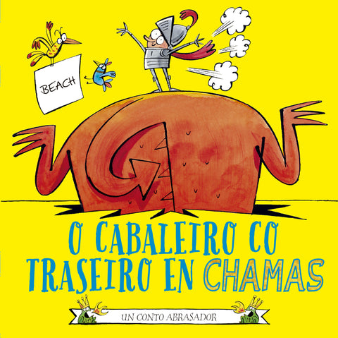  O cabaleiro co traseiro en chamas 