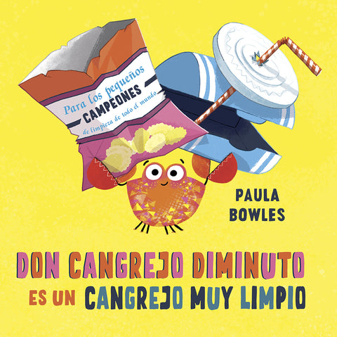  Don cangrejo diminuto es un cangrejo muy limpio 