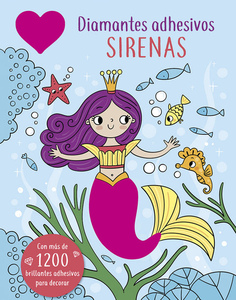  Diamantes adhesivos. Sirenas 