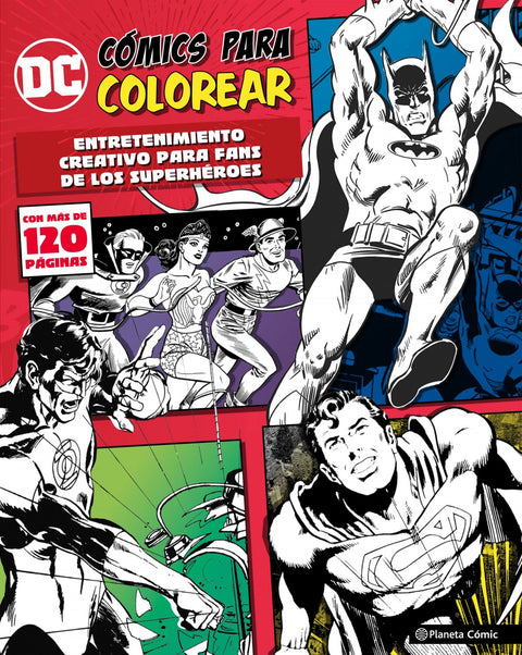  DC COMICS PARA COLOREAR SUPERHÉROES 