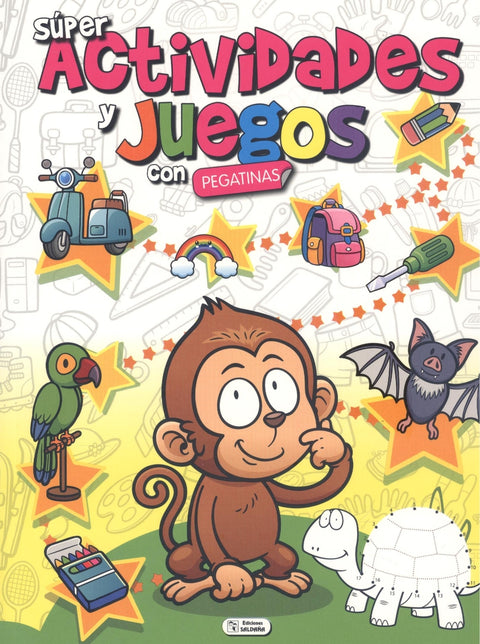  Super actividades y juegos con pegatinas 
