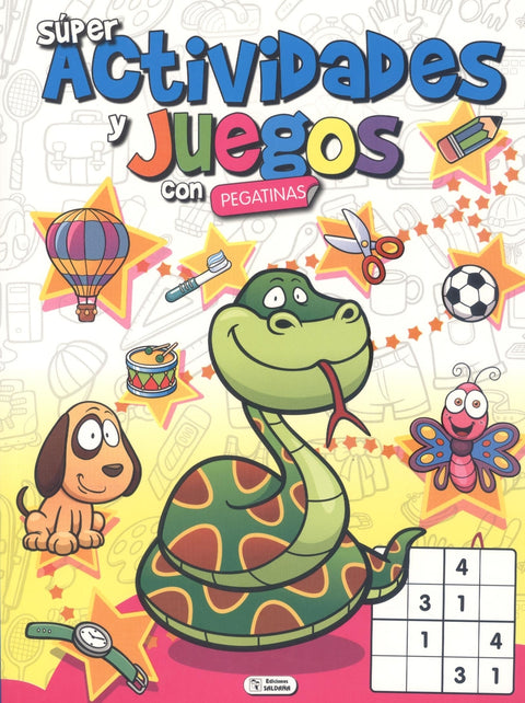  Super actividades y juegos con pegatinas 