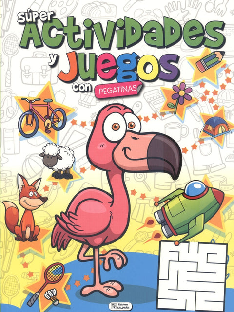  Super actividades y juegos con pegatinas 