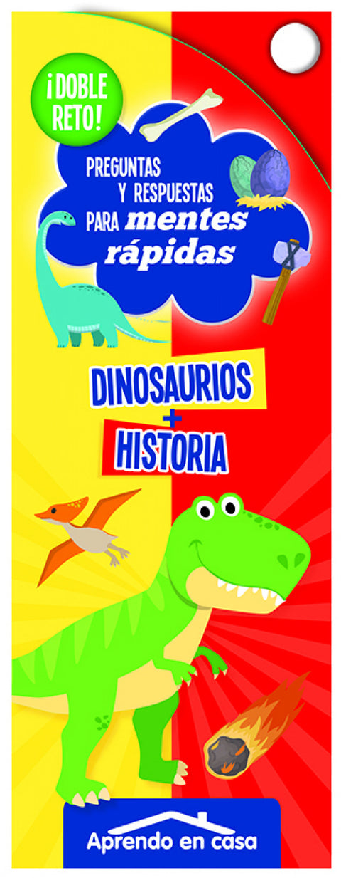  APRENDO EN CASA DOBLE RETO - DINOSAURIOS + HISTORIA 