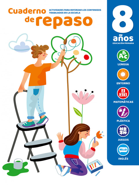  CUADERNO DE REPASO LUMINISCENTE 8 AÑOS 