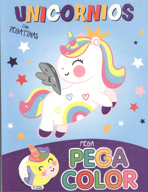  Unicornios con pegatinas 