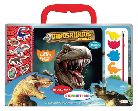  ¡ A COLOREAR Y DIVERTIRNOS ! DINOSAURIOS FEROCES 